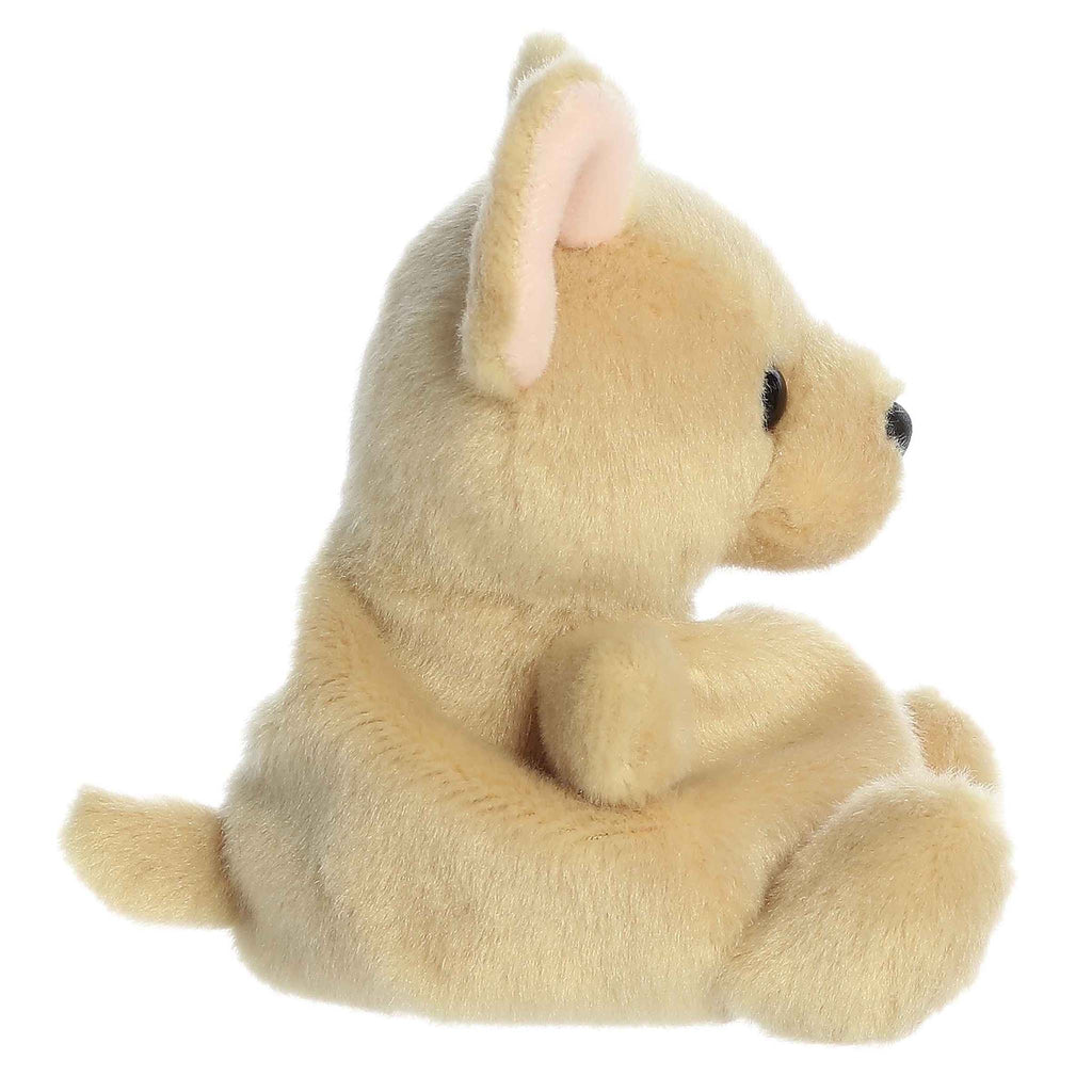 Palm Pals Cookie Chihuahua plush toy, side view.