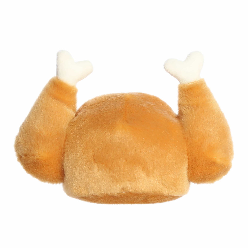Palm Pals Wishbone Turkey plush toy, back view.