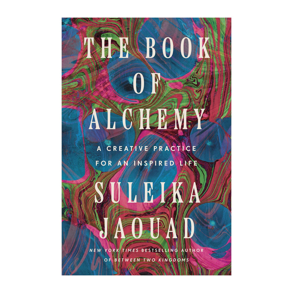 Front cover for "the book of alchemy."