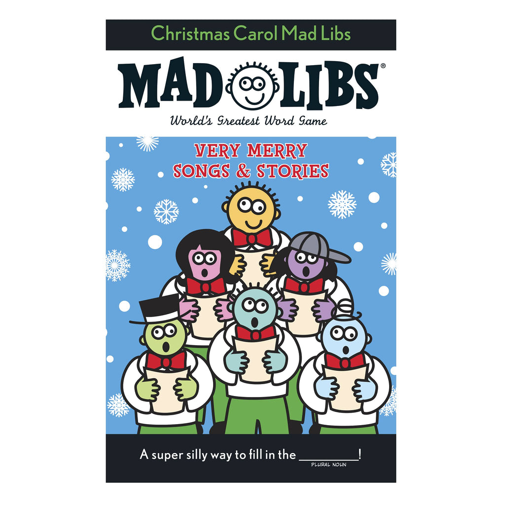 Penguin Random House Christmas Carol Mad Libs book front cover.