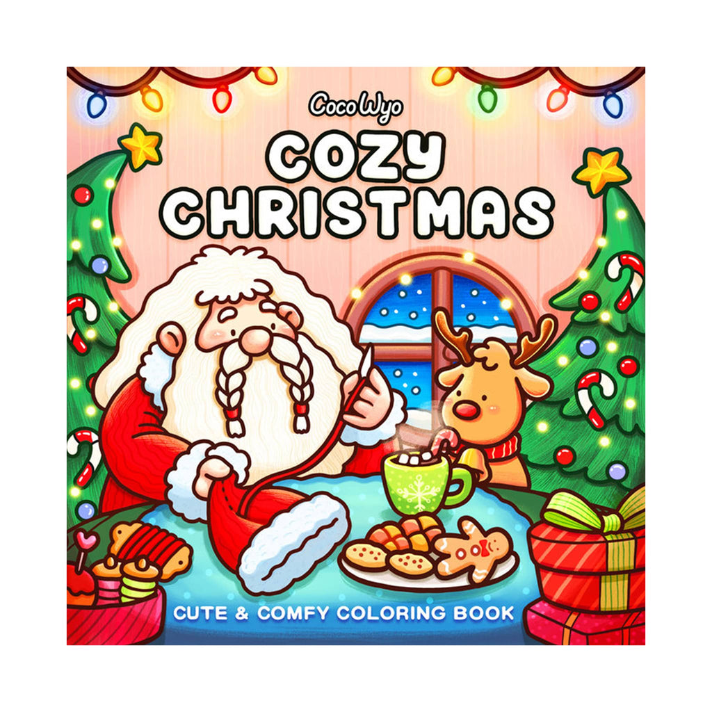 Penguin Random House Coco Wyo's Cozy Christmas coloring book front cover. 