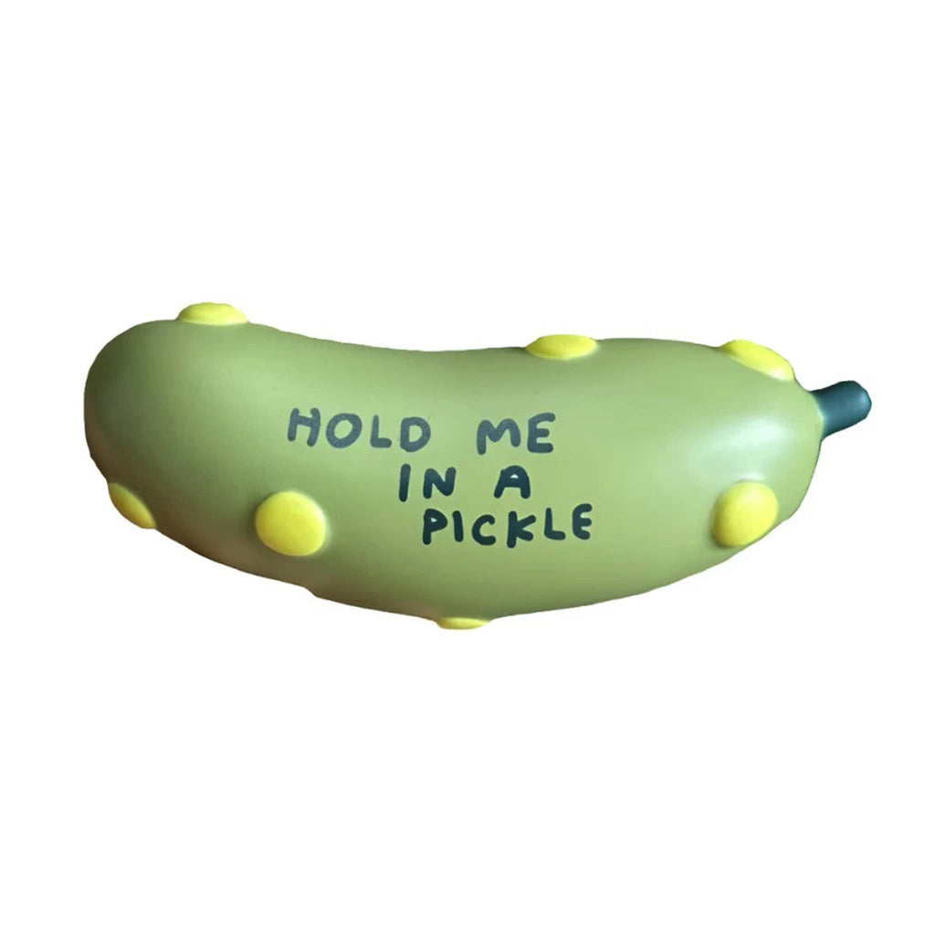 People I've Loved Pickle Stress Ball, front view.