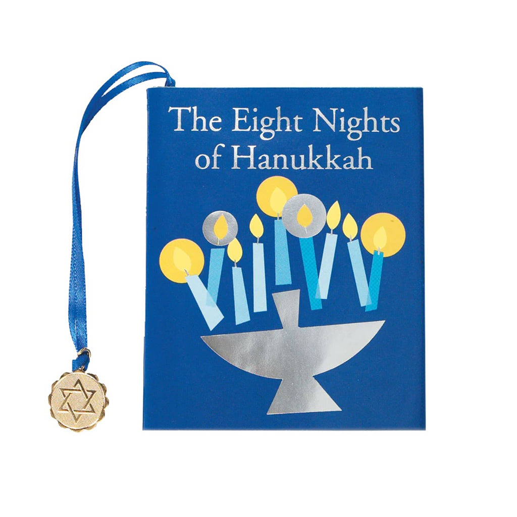 Peter Pauper The Eight Nights of Hanukkah hardcover mini book, front cover.