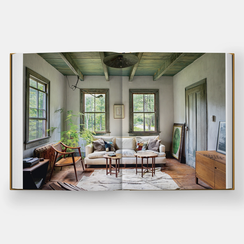 Phaidon upstate living spaces with space to live hardcover book, sample page.