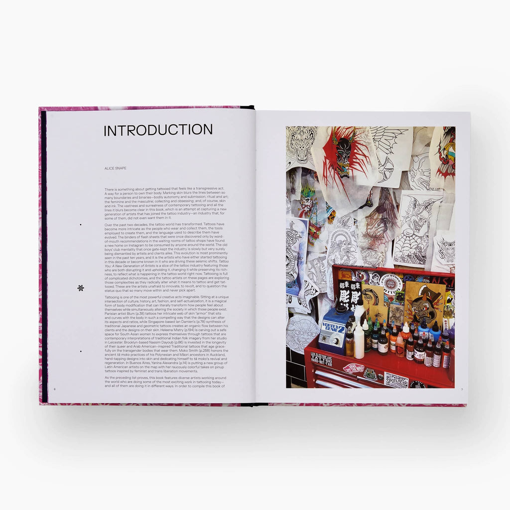 Phaidon Tattoo You: A New Generation of Artists hardcover book, introduction.