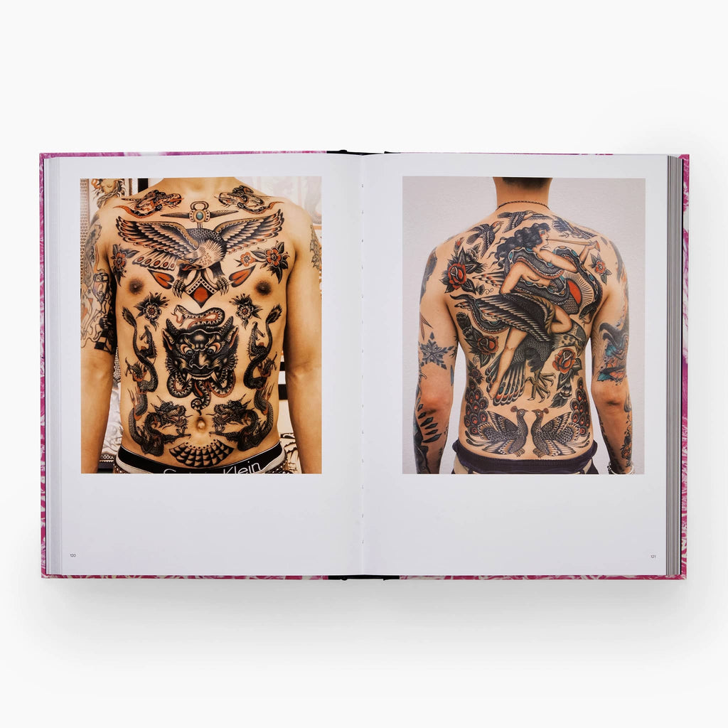 Phaidon Tattoo You: A New Generation of Artists hardcover book, sample page 1.