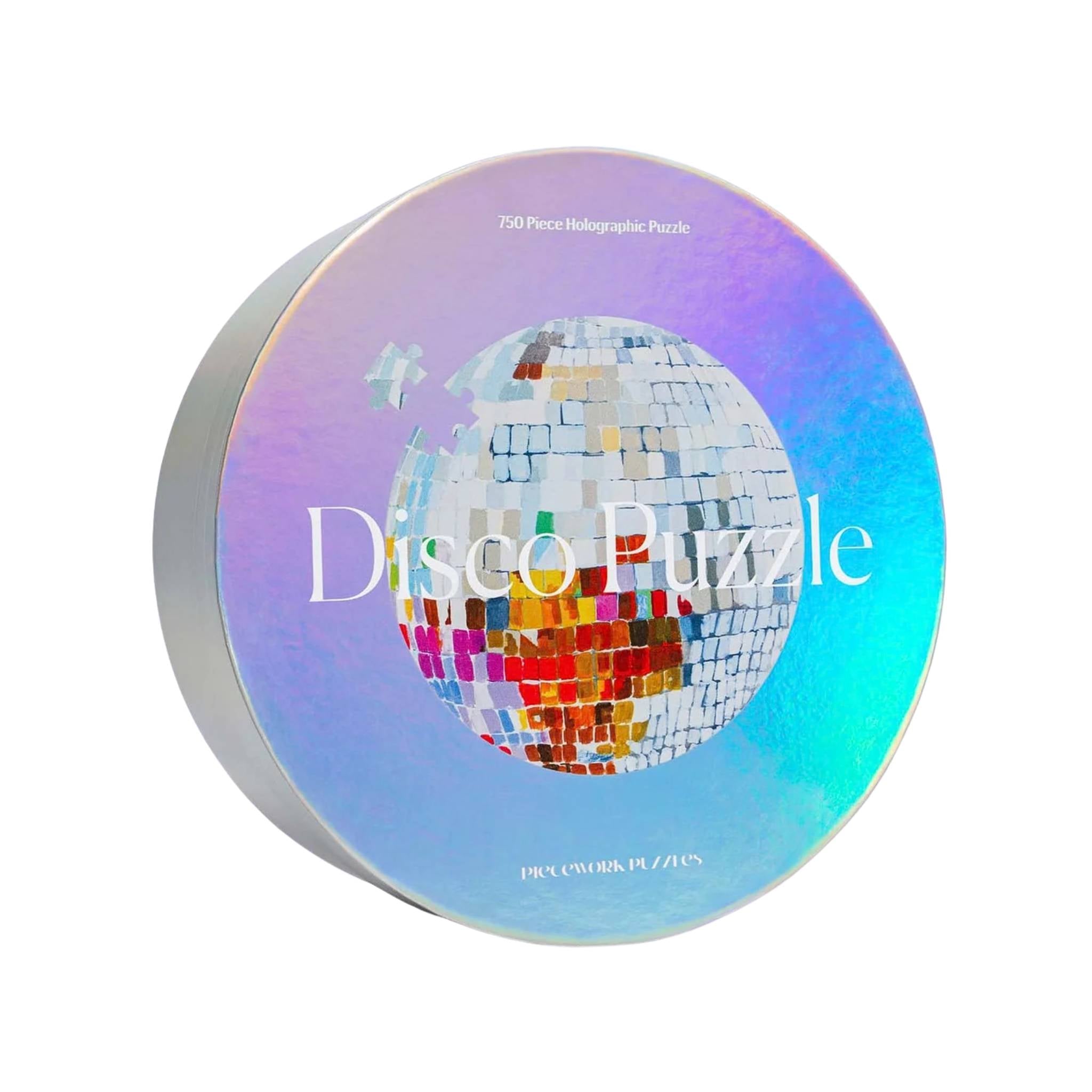 Piecework 750 Piece Disco Ball Round Jigsaw Puzzle – Annie's Blue
