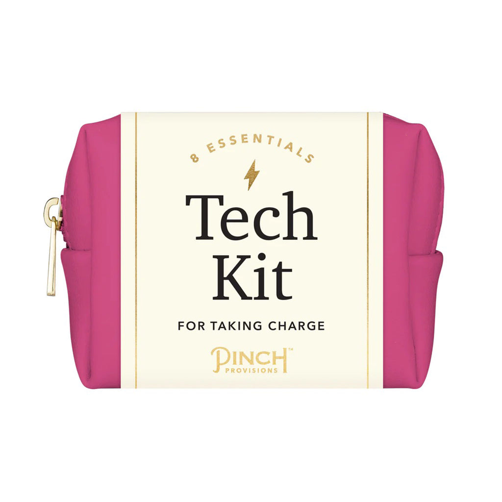 Pinch Provisions Mini Tech Kit in pink zip pouch with belly band packaging.