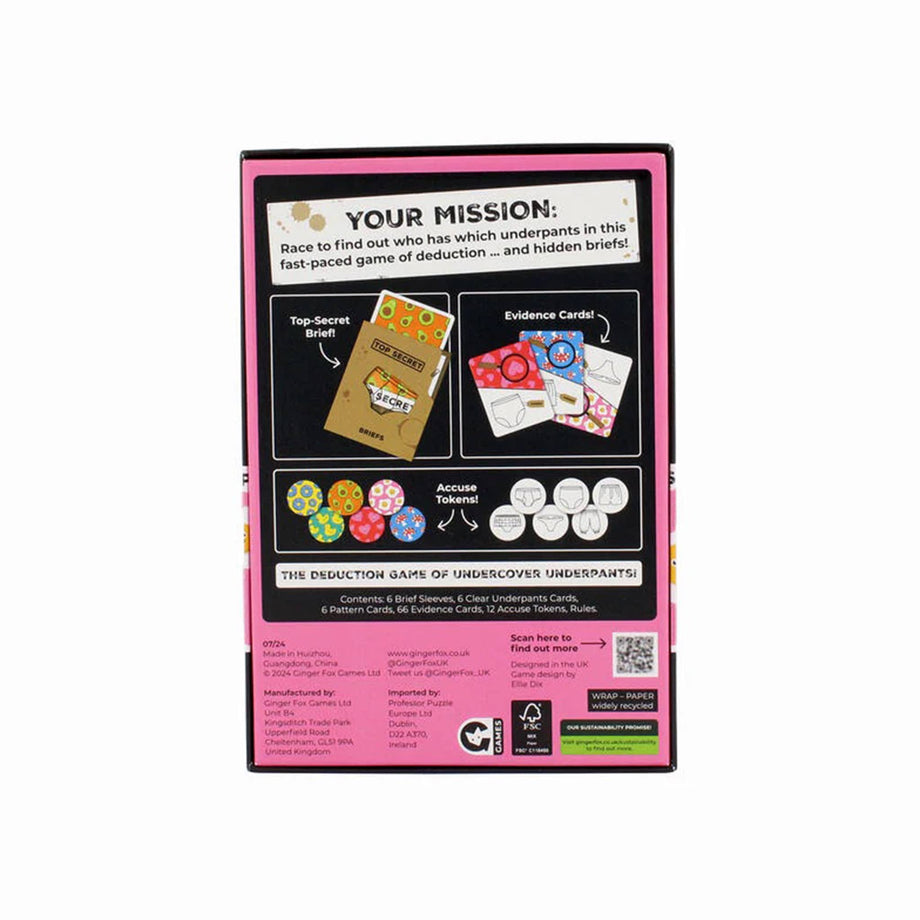 monopoly card sleeves Top Secret: Briefs Card Game – Annie's Blue Ribbon General Store