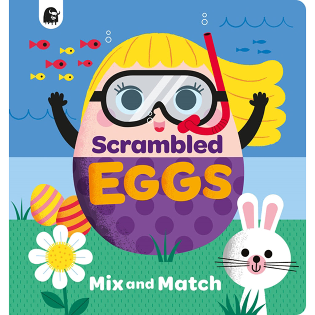 Quarto Scrambled Eggs Mix and Match kids board book front cover.