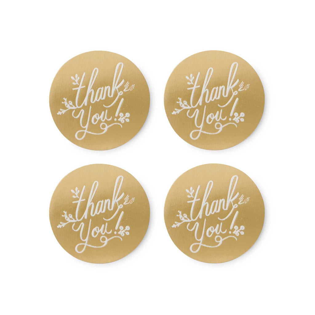 Rifle Paper Co, Gold Foil Thank You Envelope Seals.