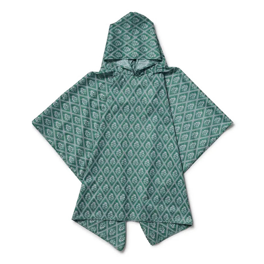 Rifle Paper Co. Rose Study Packable Rain Poncho – Annie's Blue
