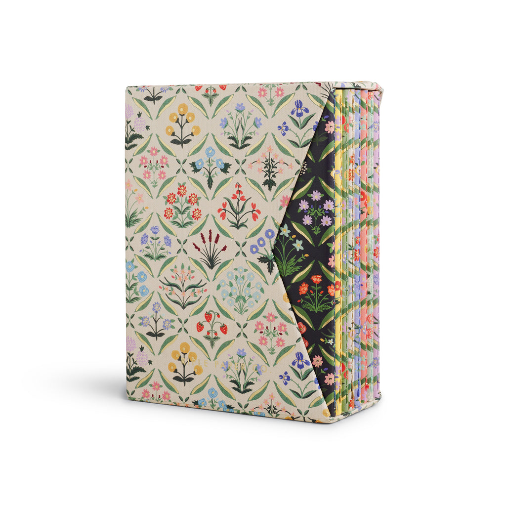 Rifle Paper Co. Estee Pocket Ruled Notebook Boxed Set in packaging.