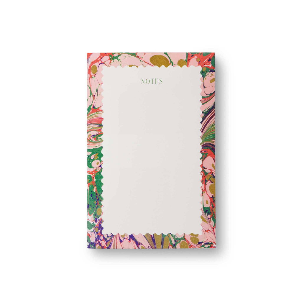 Rifle Paper Co. Florence Blank Notepad, front view.