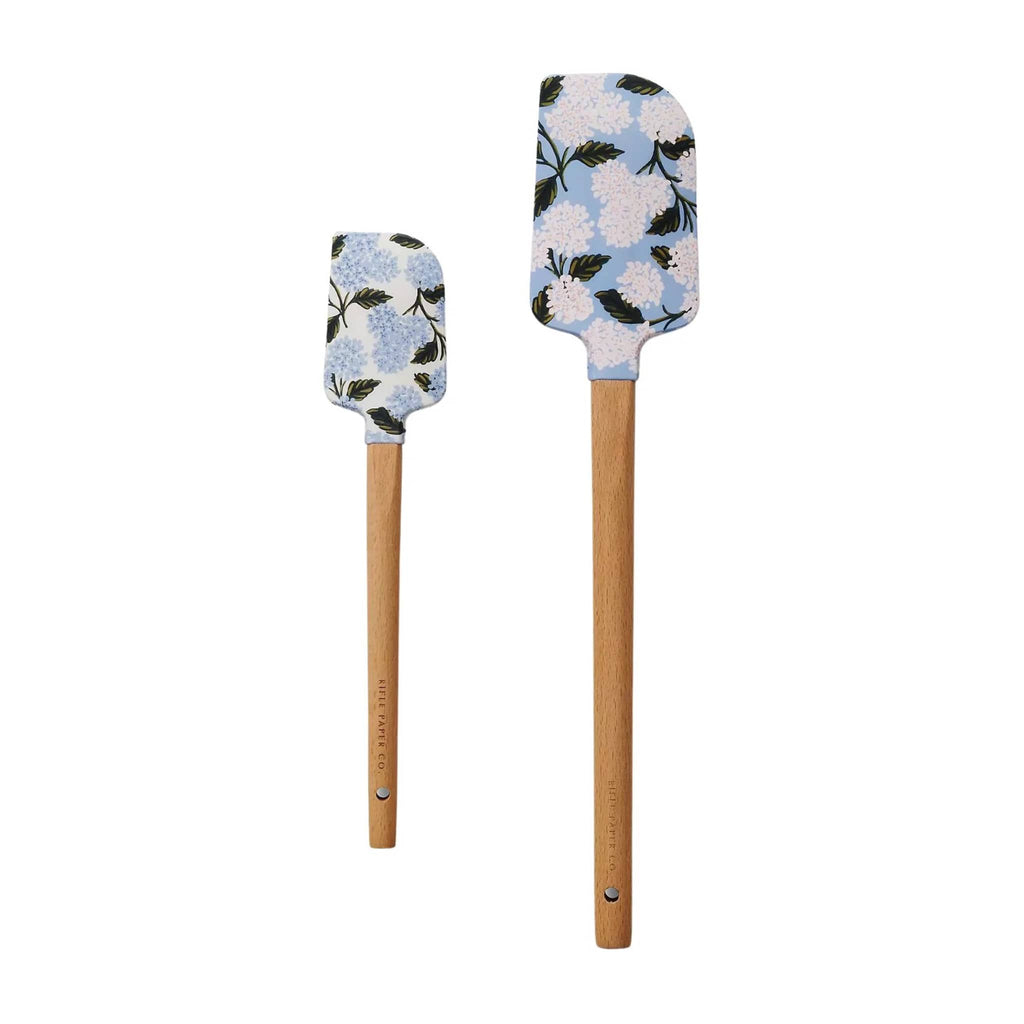 Rifle Paper Co. small and large hydrangea spatulas.