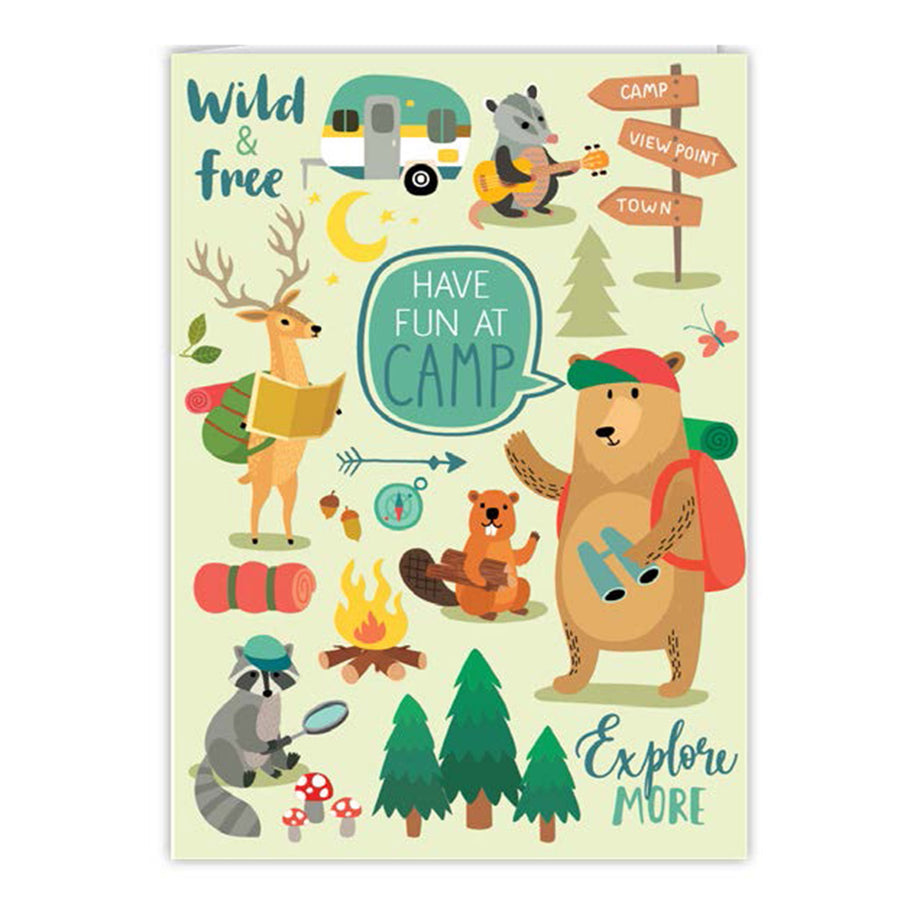 Have Fun at Camp Greeting Card – Annie's Blue Ribbon General Store