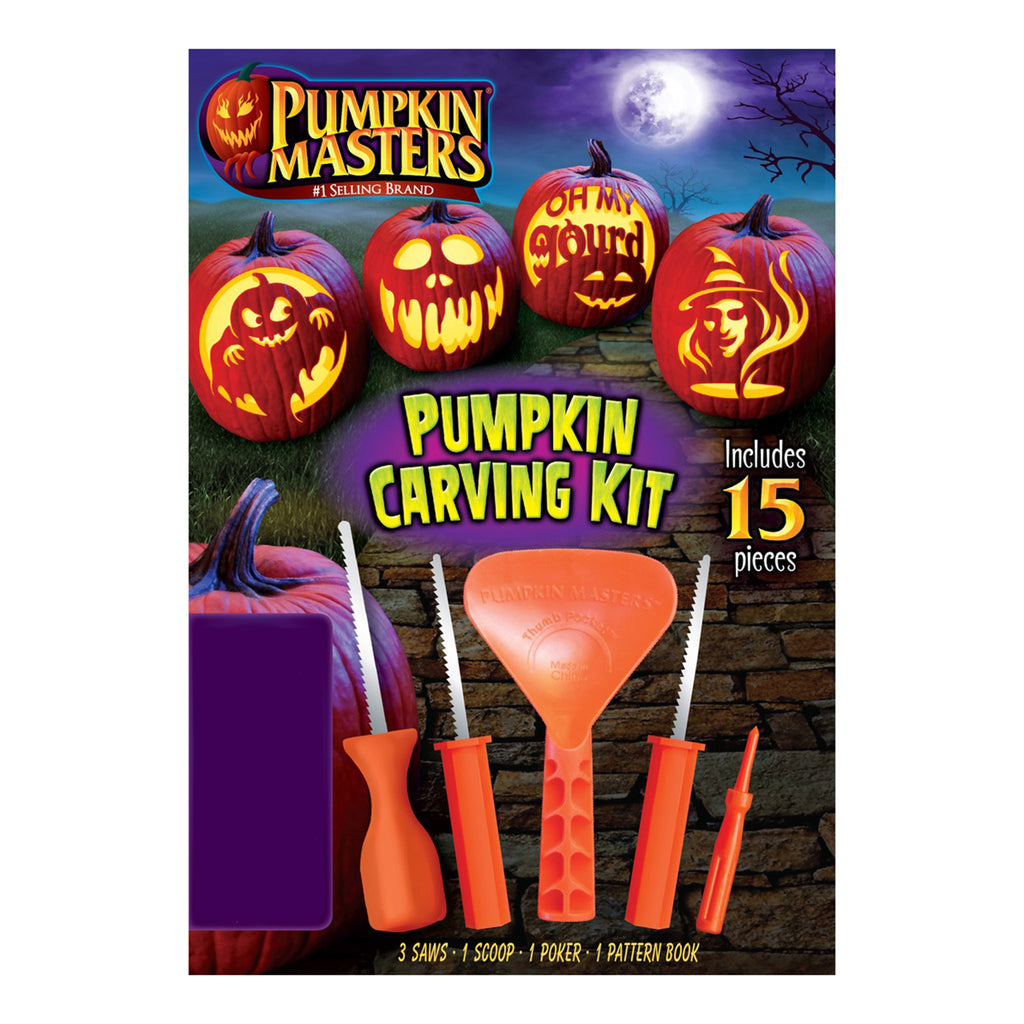 Seasonal Distribution Pumpkin Masters Pumpkin Carving Kit in packaging.