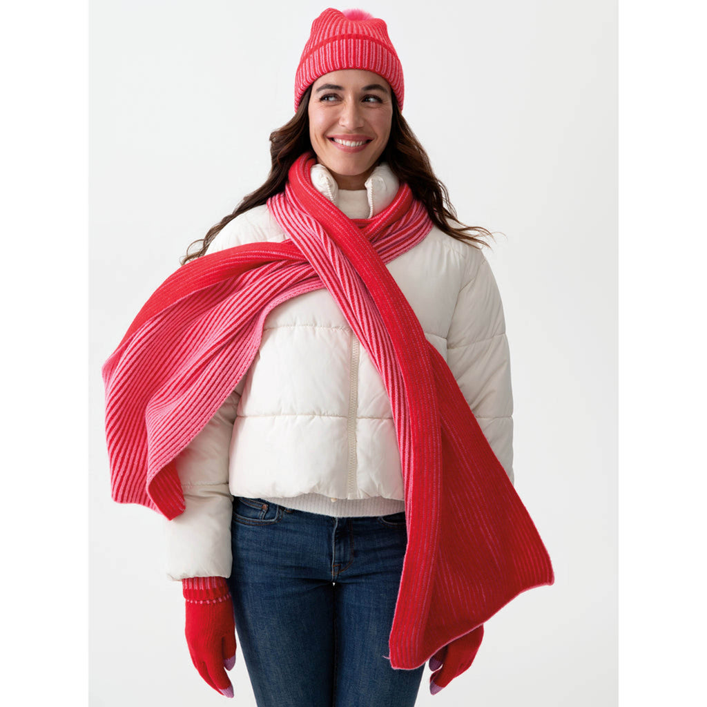 shiraleah christie scarf red