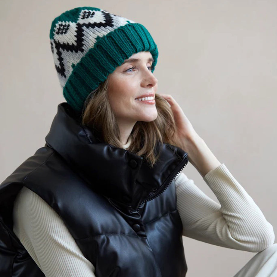 Andy Knit Hat in Green – Annie's Blue Ribbon General Store