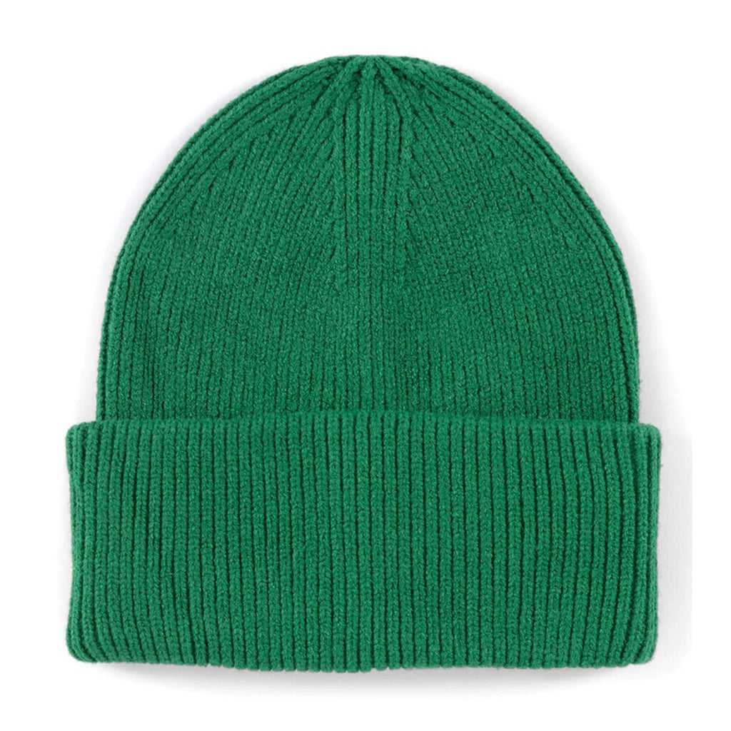 Shiraleah Hope Knit Winter Hat Beanie in solid green.