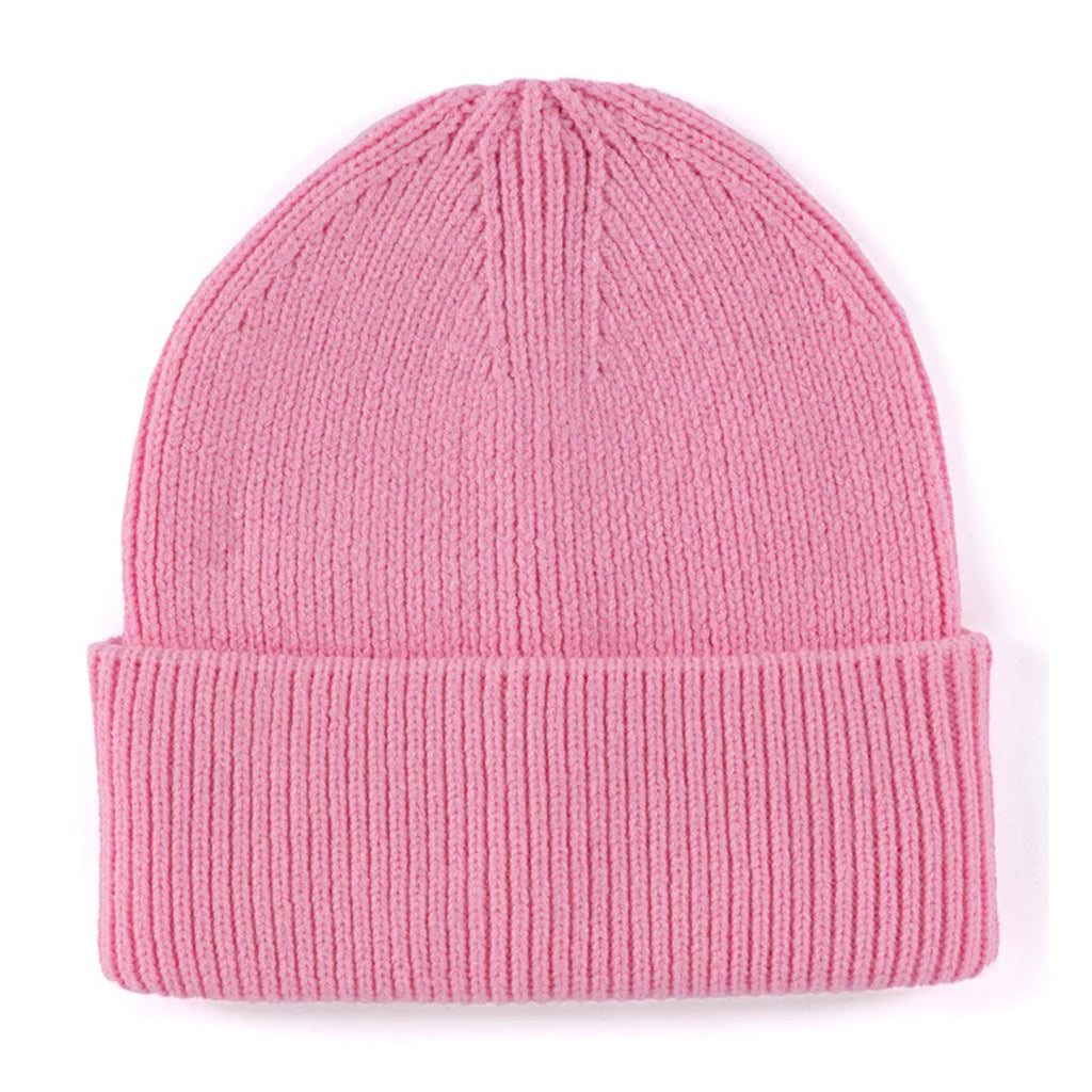 Shiraleah Hope Knit Winter Hat Beanie in solid pink.