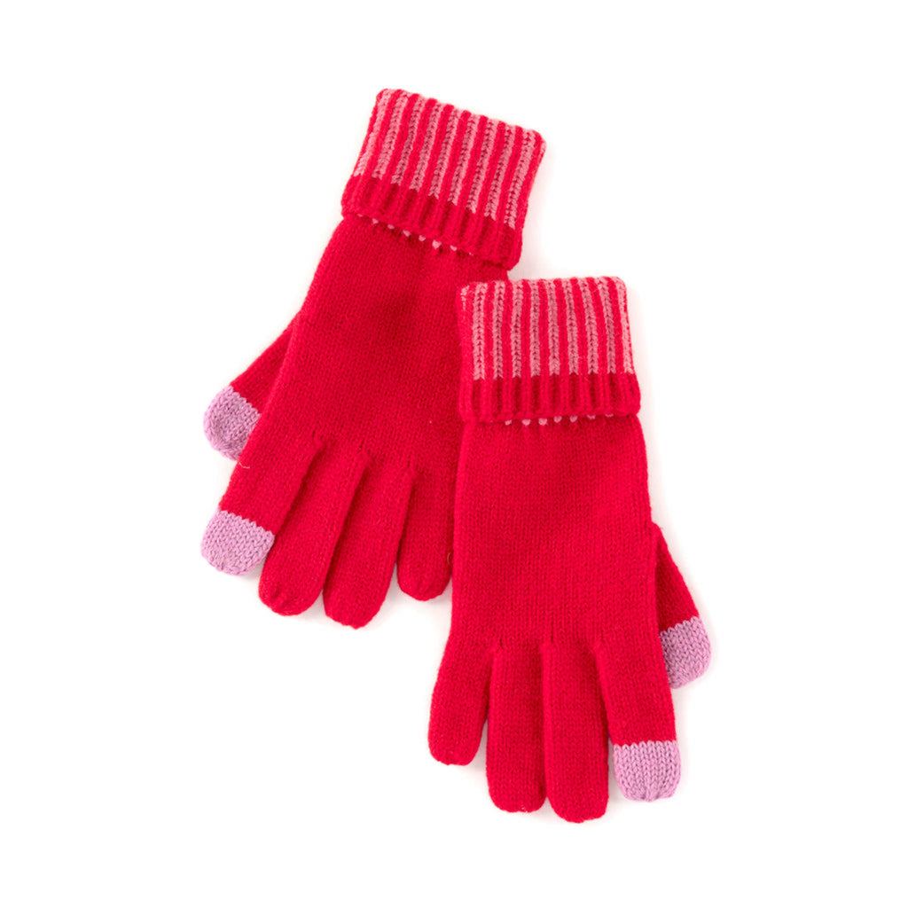 shiraleah christie touchscreen gloves red