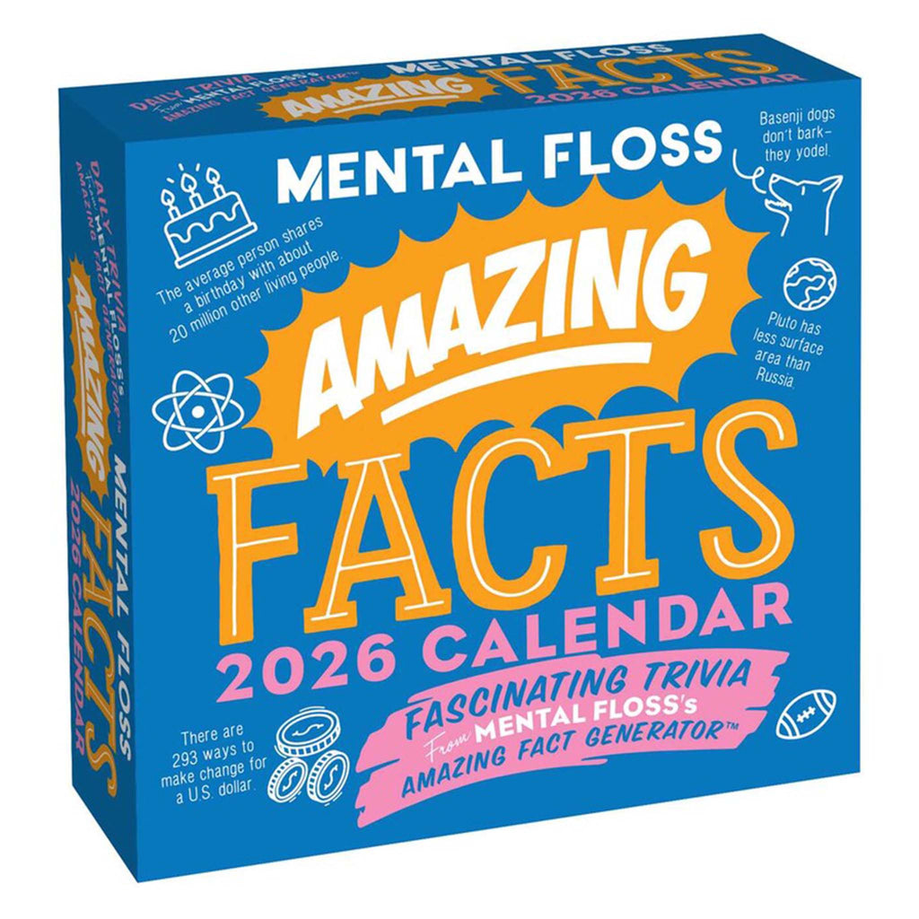 simon schuster amazing facts from mental floss 2026 calendar