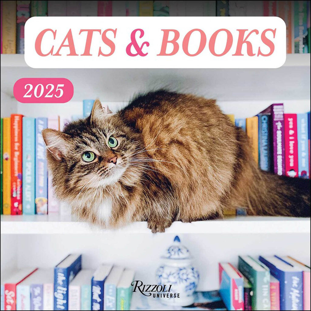 simon schuster cats books 2025 wall calendar