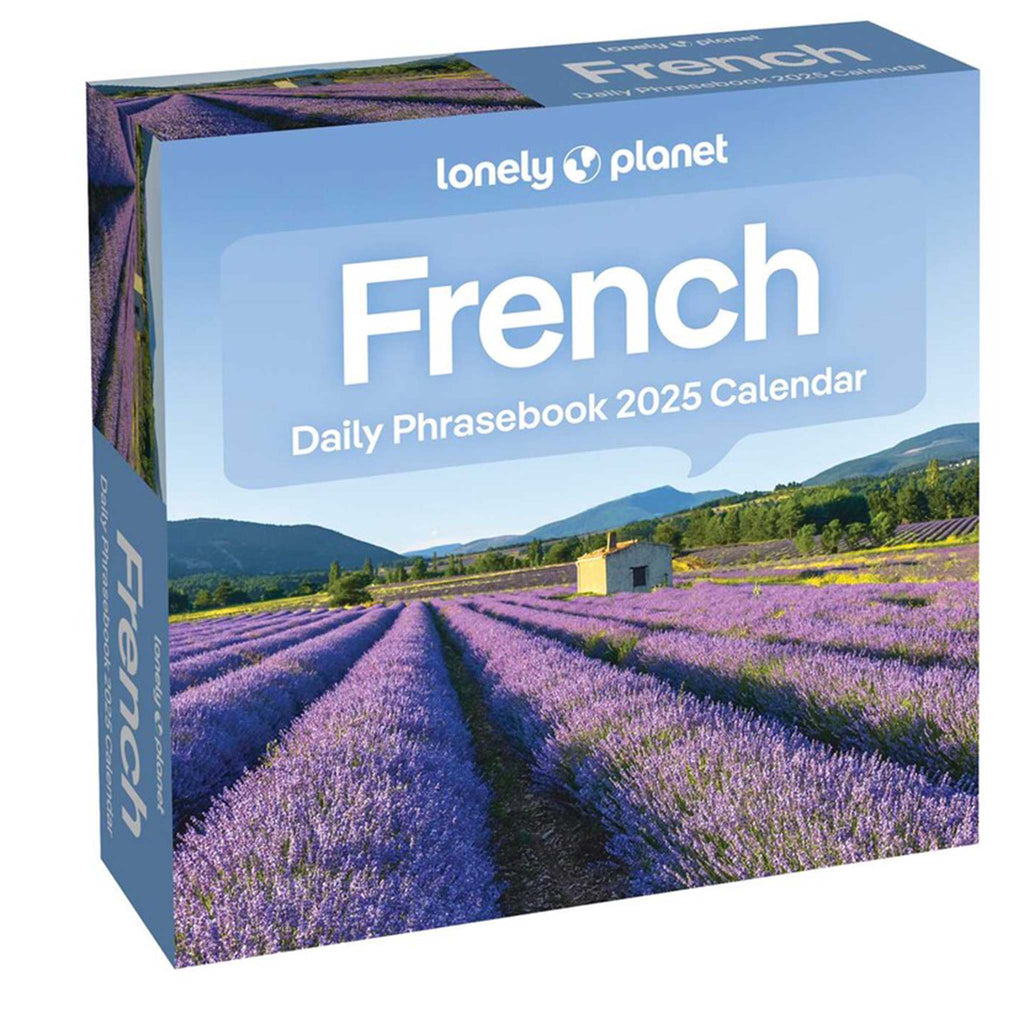 simon schuster lonely planet french phrasebook 2025 day to day calendar