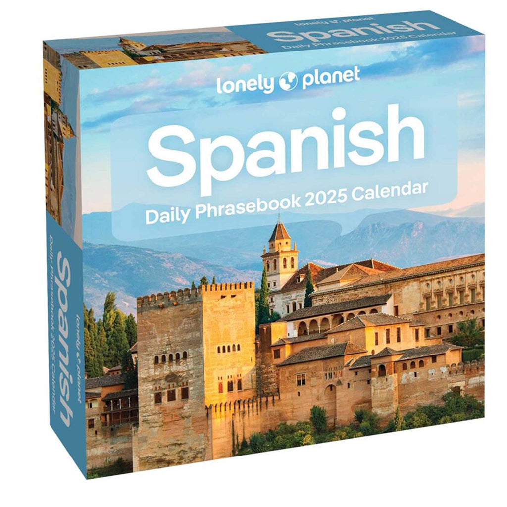 simon schuster lonely planet spanish phrasebook 2025 day to day calendar