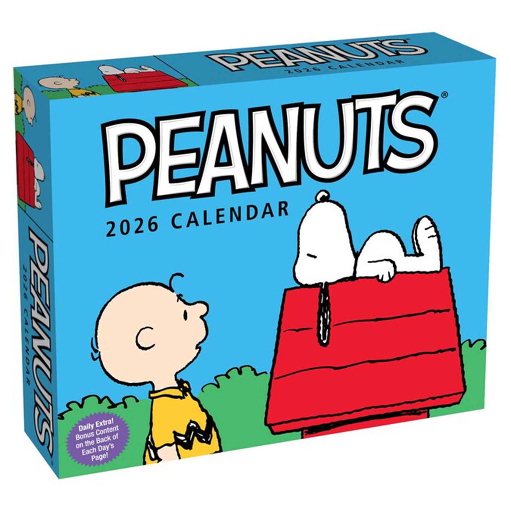 simon schuster peanuts 2026 day to day calendar