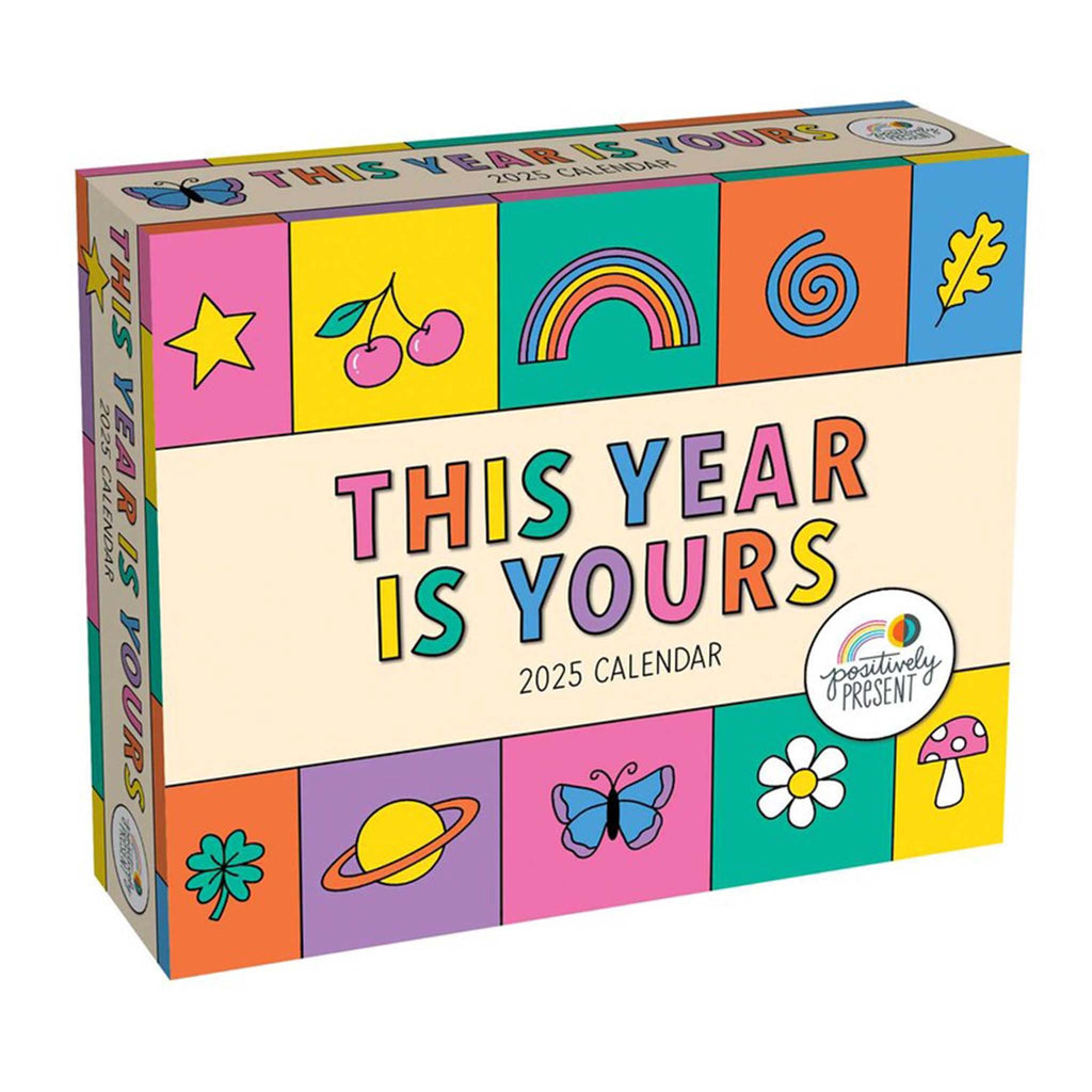 simon schuster positively present 2025 day to day calendar