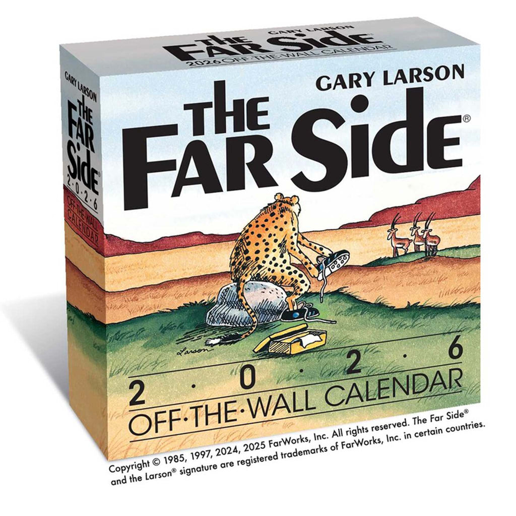 simon schuster the far side 2026 off the wall day to day calendar