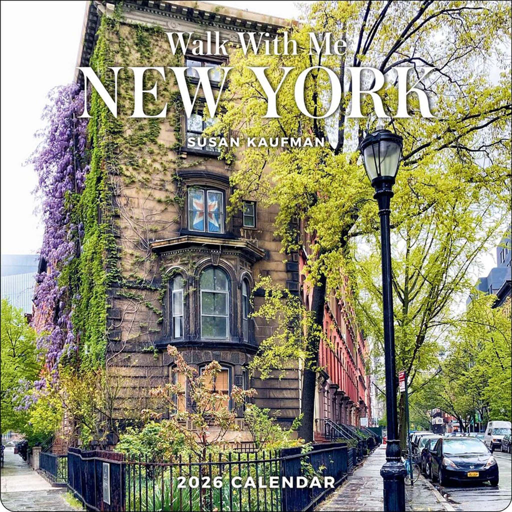 simon schuster walk with me new york 2026 wall calendar