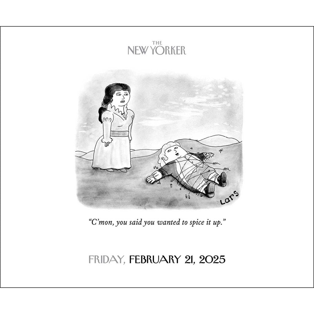 simon schuster cartoons from the new yorker 2025 day to day calendar