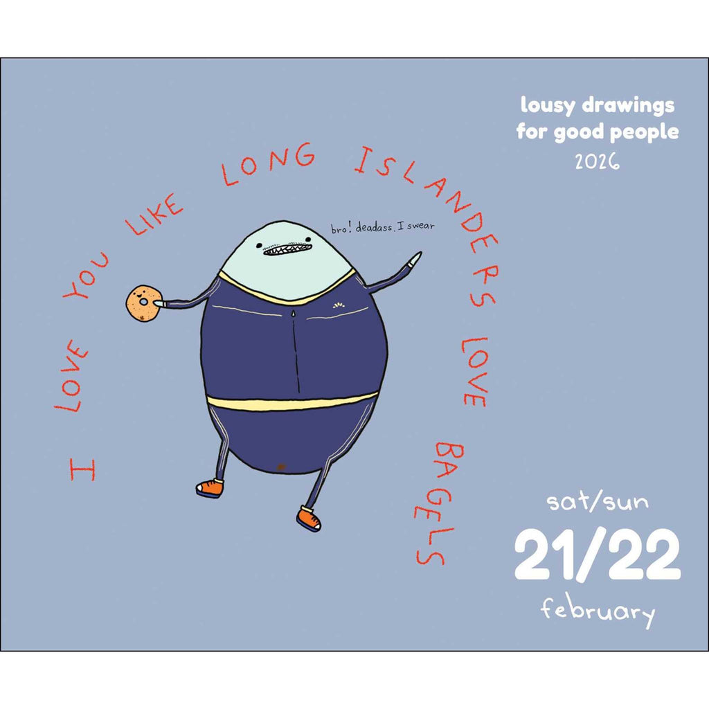 simon schuster lousy drawings for good people 2026 day to day calendar