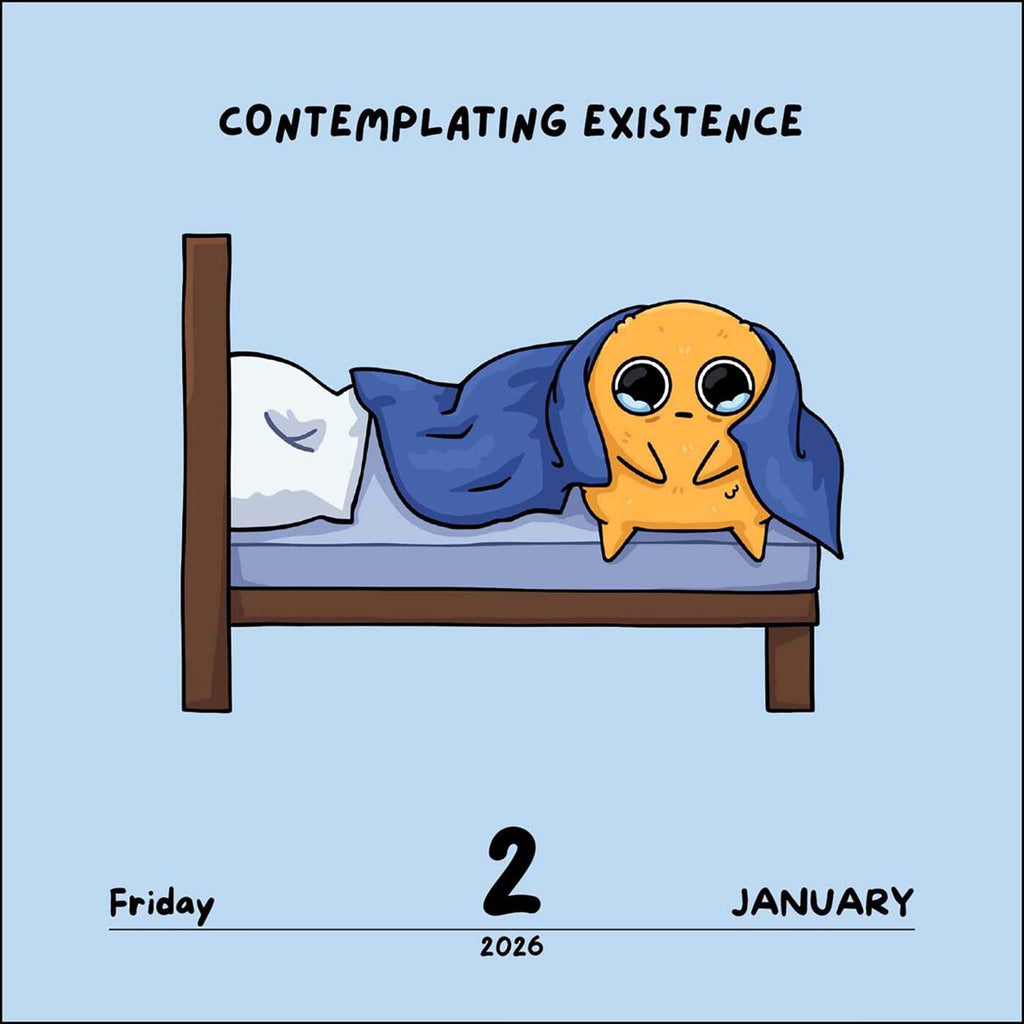 simon schuster sad nuggie 2026 day to day calendar