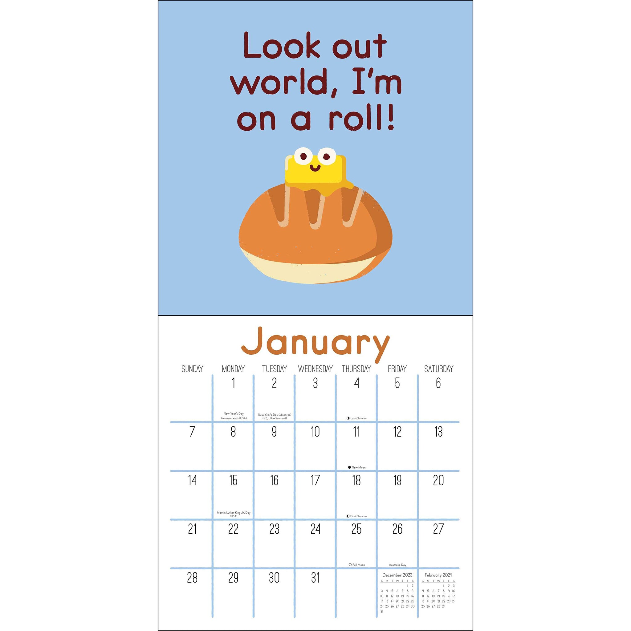 2024 The Art of David Olenick Monthly Wall Calendar Annie's Blue