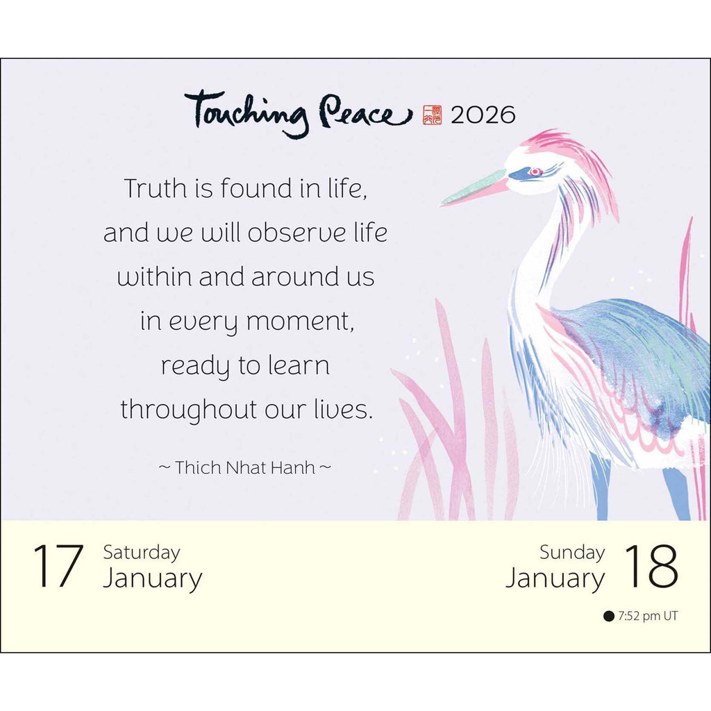simon schuster thich Nhat Hanh 2026 day to day calendar