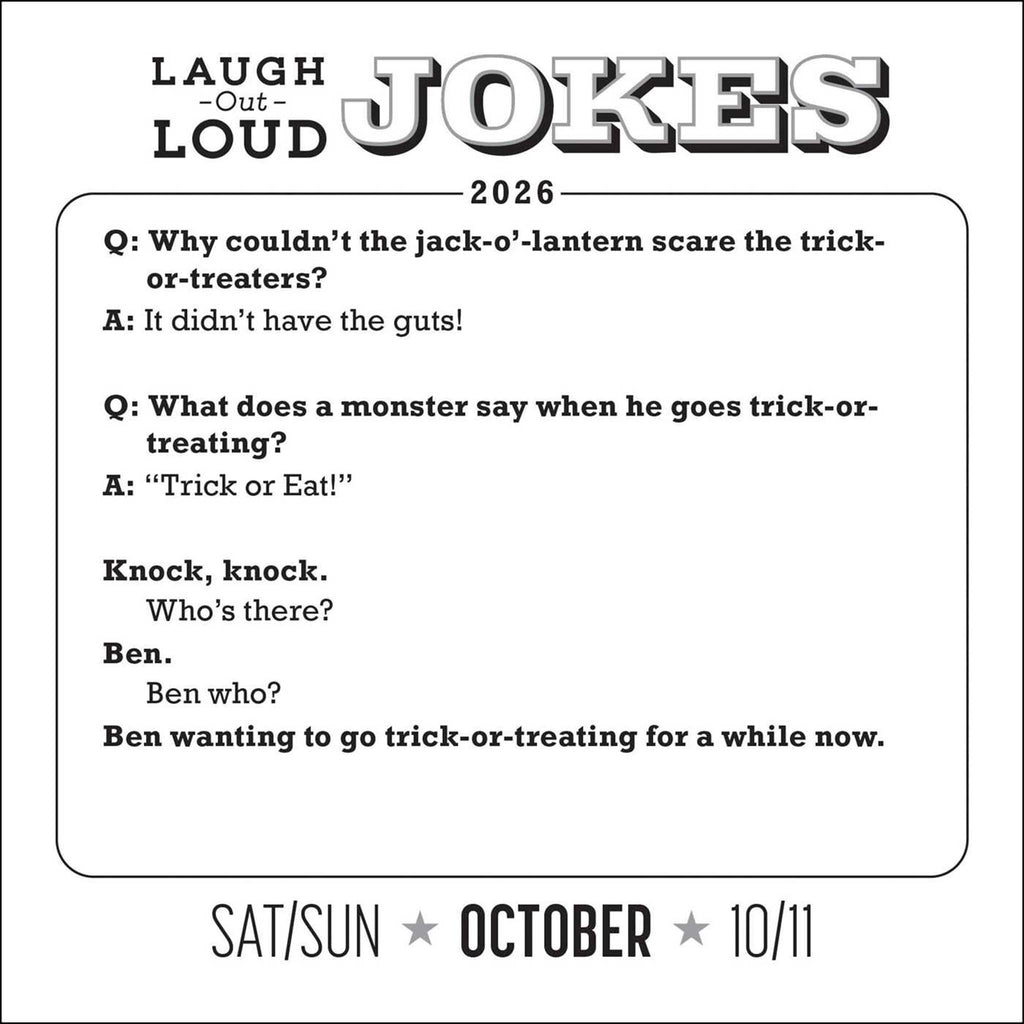 simon schuster laugh out loud jokes 2026 day to day calendar