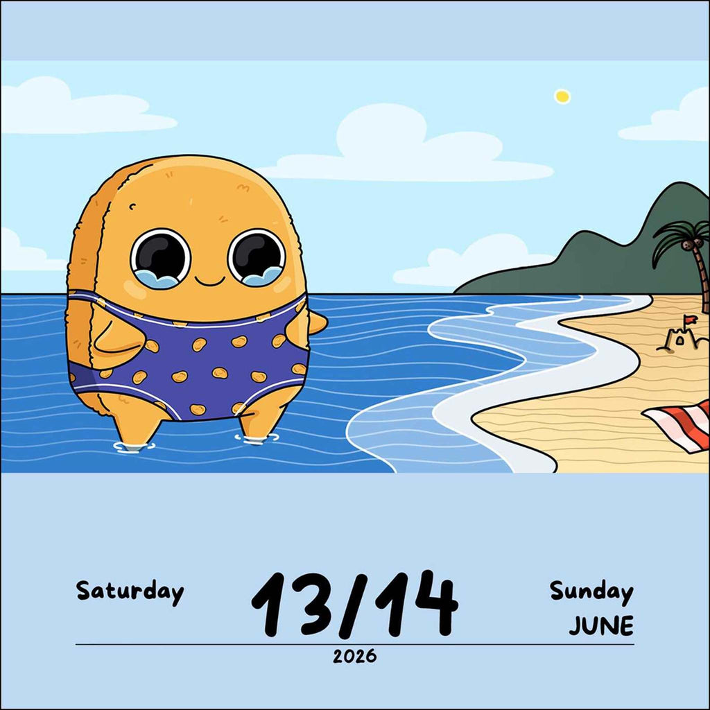 simon schuster sad nuggie 2026 day to day calendar