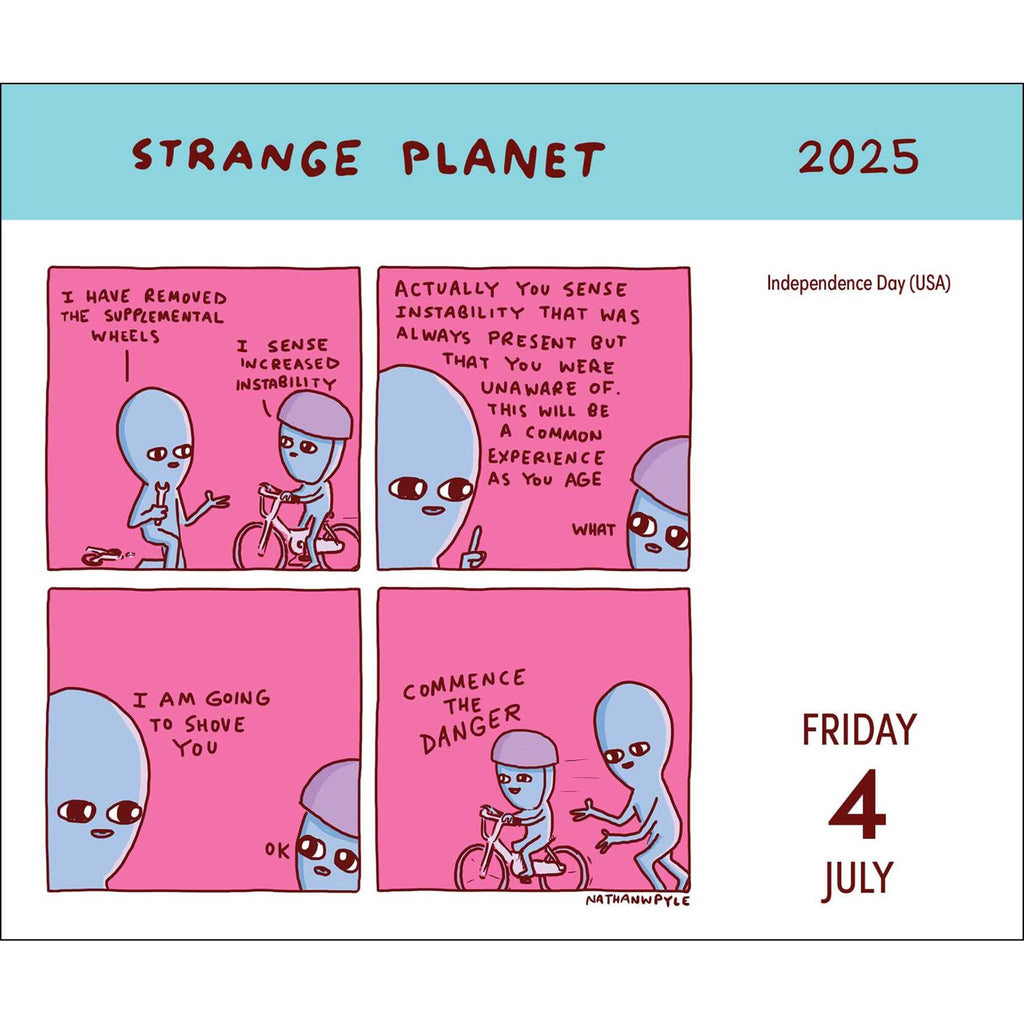 simon schuster strange planet 2025 day to day calendar