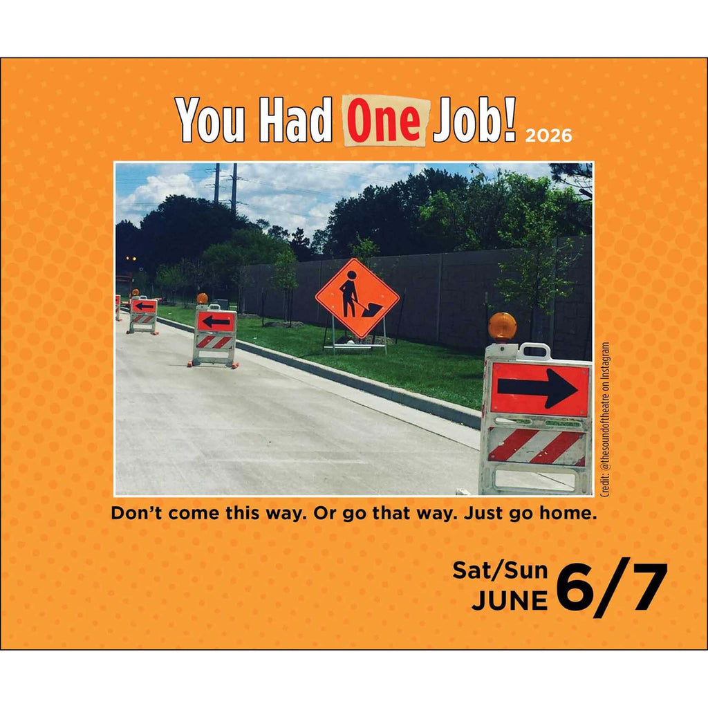 simon schuster you had one job 2026 day to day calendar