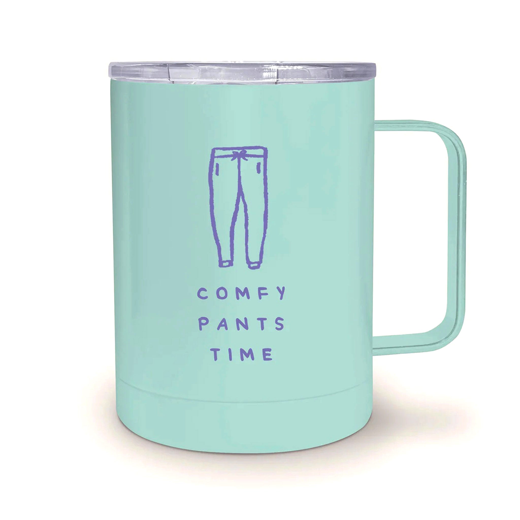 https://blueribbongeneralstore.com/cdn/shop/files/studio-oh-12-ounce-green-comfy-pants-time-stainless-steel-insulated-mug-with-lid-front-view_2048x.jpg?v=1690662655