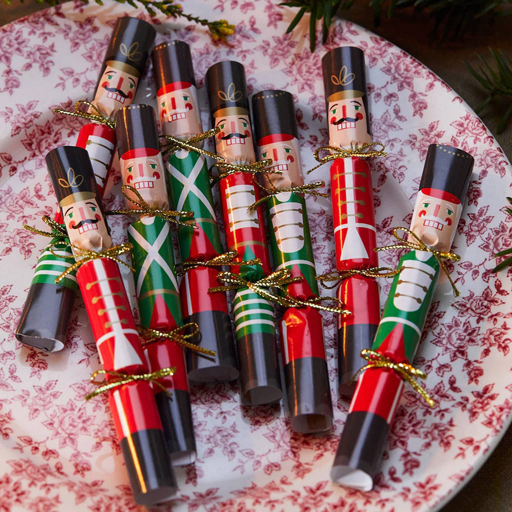 Talking Tables nutcracker mini holiday surprise crackers.