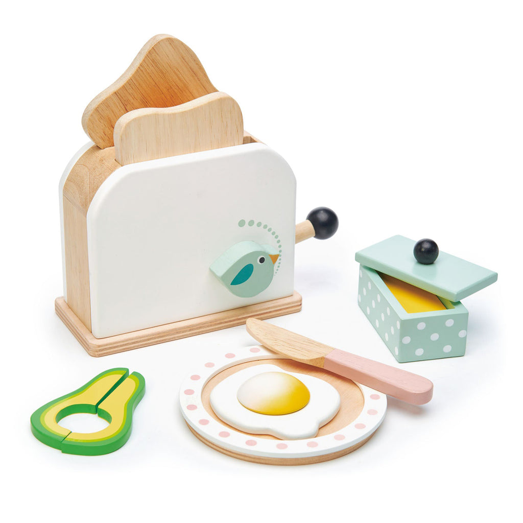 Tender Leaf Breakfast Toaster Set contents.