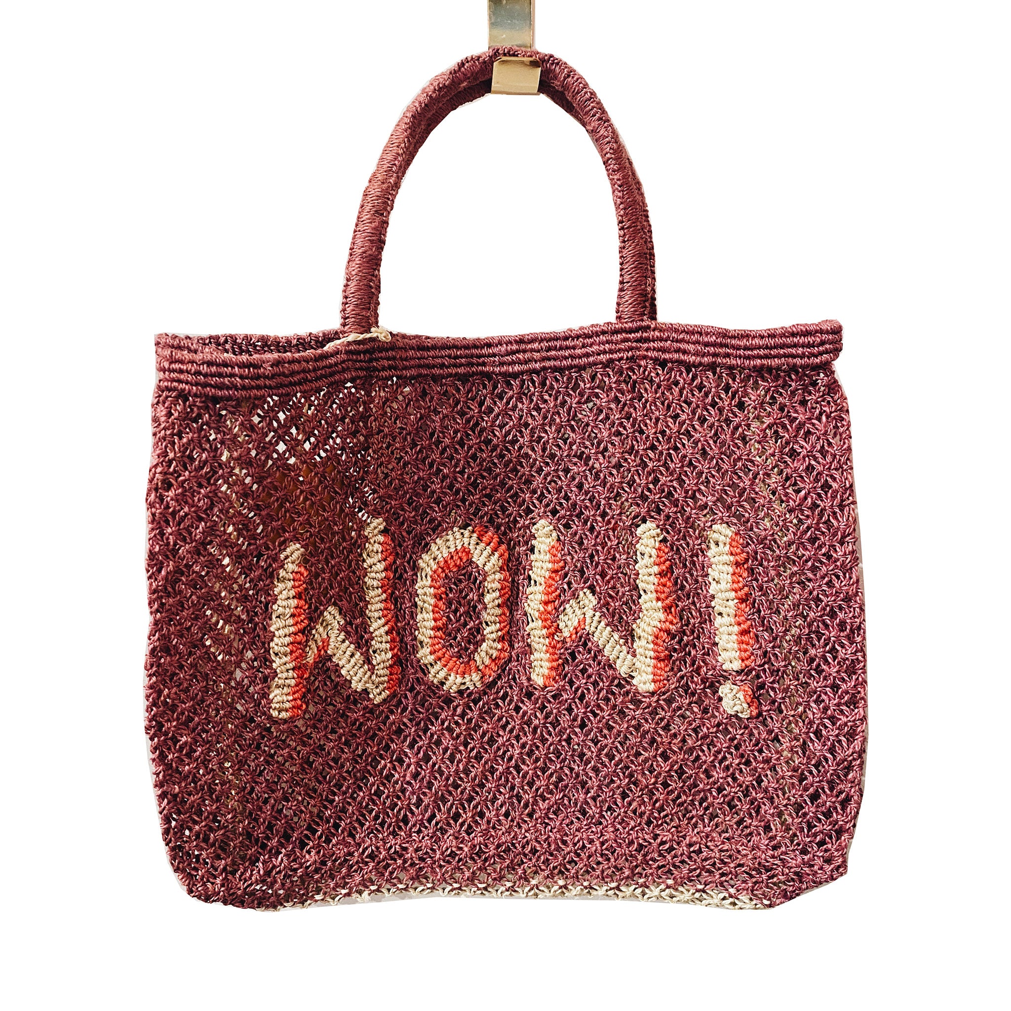 Wow! Small Jute Mesh Tote Bag in Orchid – Annie's Blue Ribbon General Store