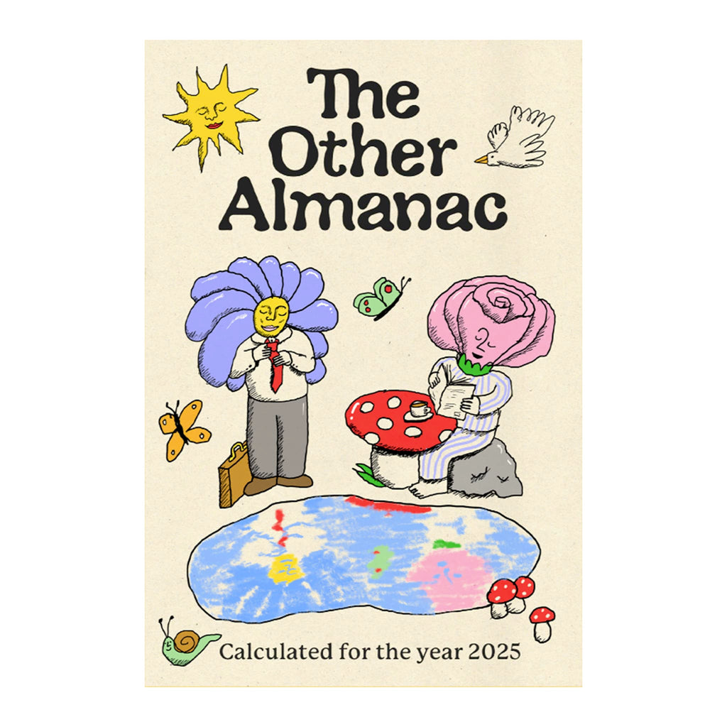 The Other Almanac 2025 paperback book, illustrated front cover.