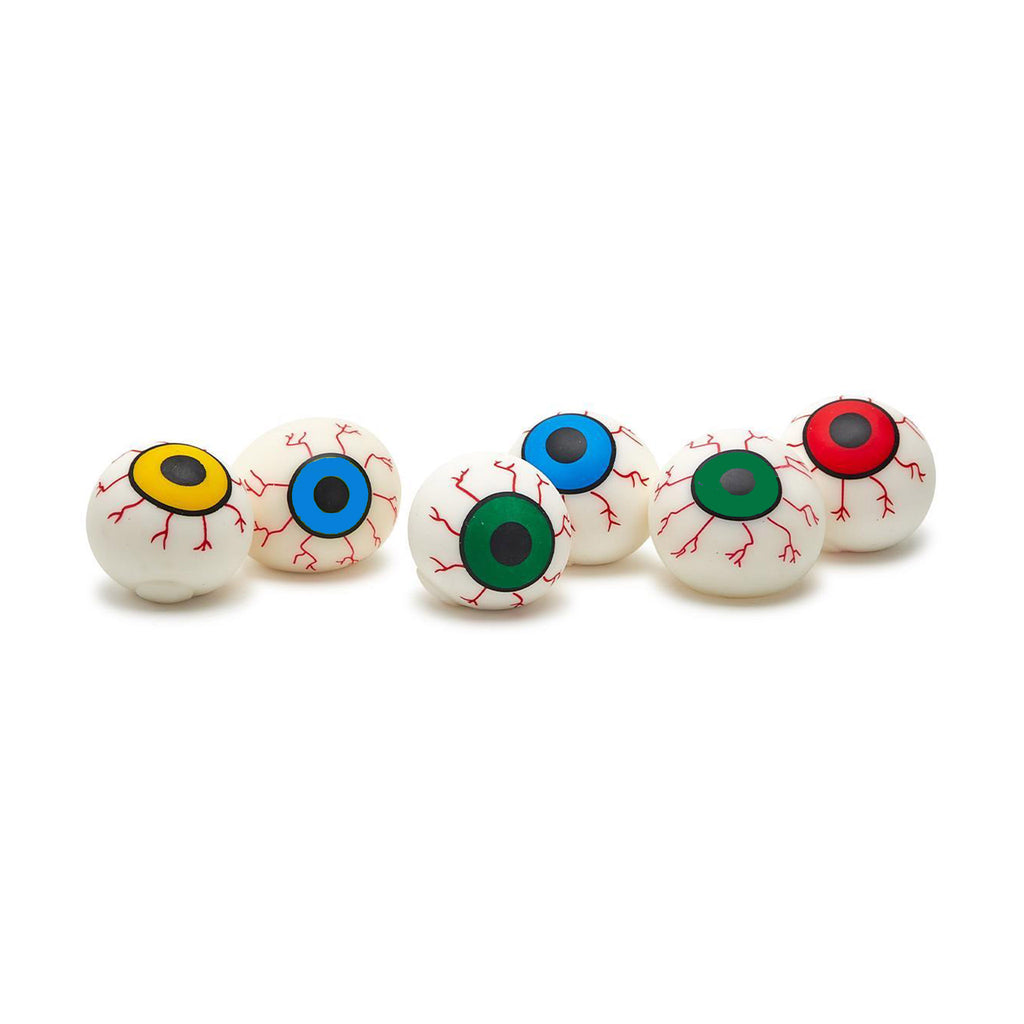 Two's Company "Eye See You" squeezy silicone eyeball fidget toy in 4 eye colors.