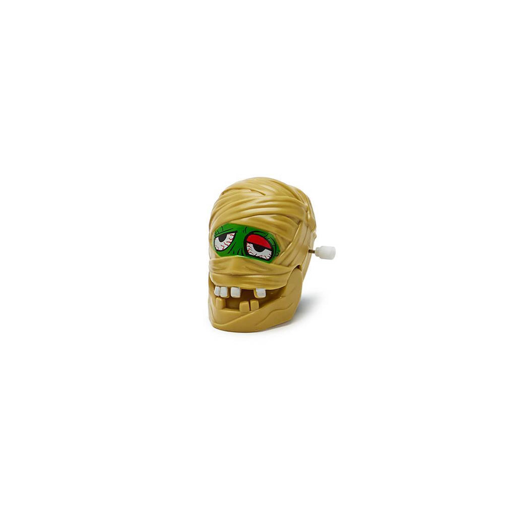 Two's Company Mummy Head wind-up toy on a white background.
